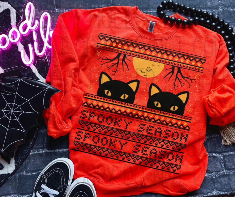 Spook Season Ugly Sweater Tee